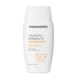 Mesoestetic Nourishing Anti-Aging Oil SPF 50+ on Cocoruby Skin Clinic